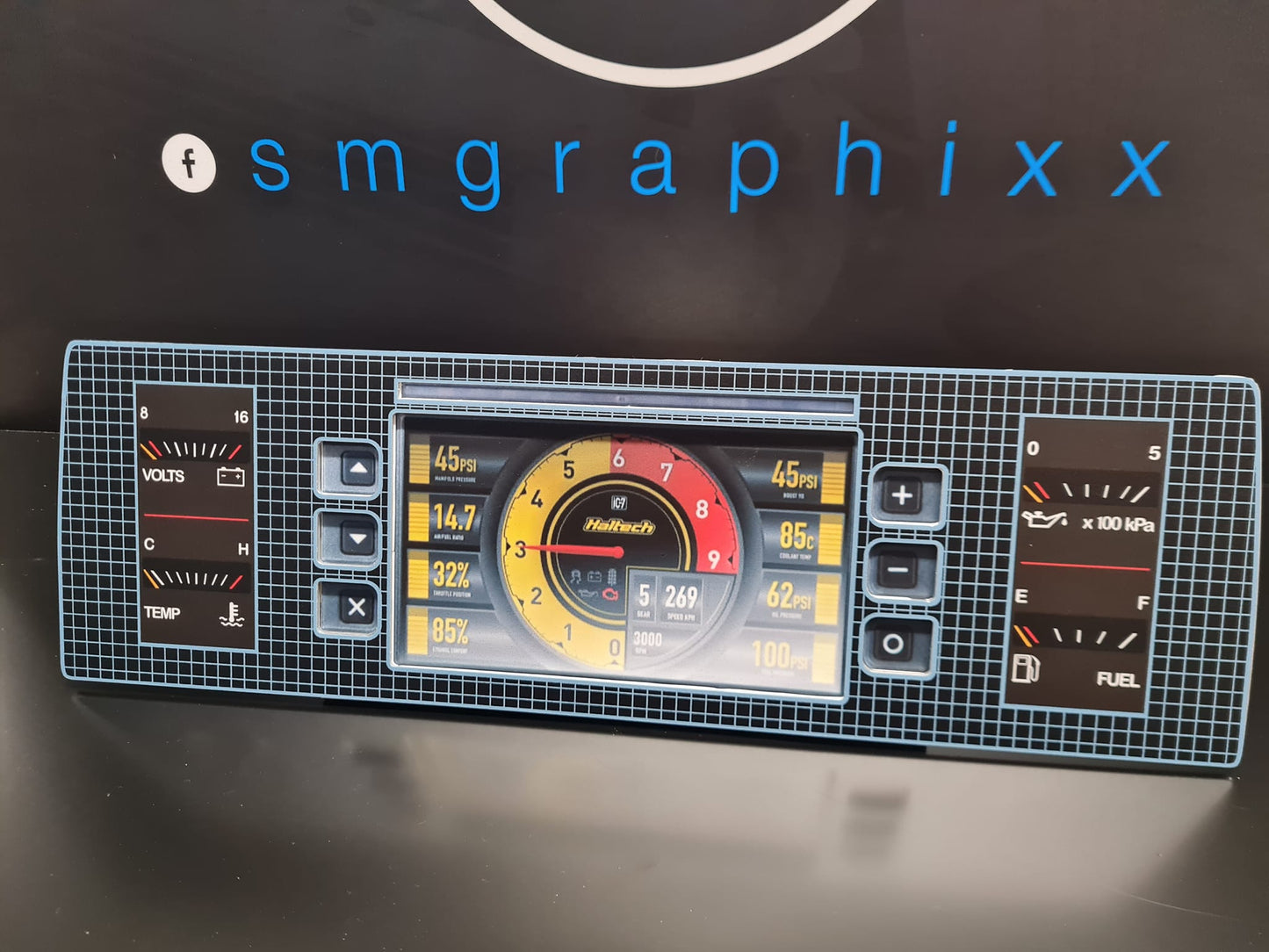 Skins for Spec2d VL ic-7 dash fascia for Berlina and Executive